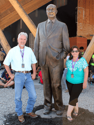 Tom White, Monumental Bronze Sculptor | Walter Scott Portrait Statue