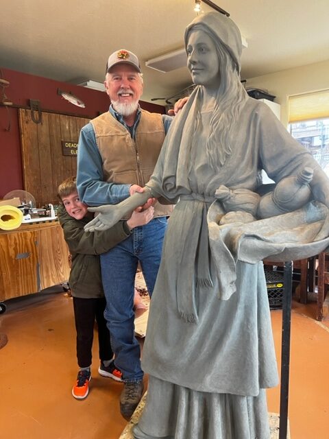 Tom White, Monumental Bronze Sculptor | St Angela Merici & Dorothy Kazel Portrait Sculptures